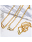 Fashion Green Brass And Diamond Snake Necklace