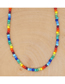 Fashion Color Colorful Rice Beads Beaded Necklace
