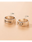 Fashion 6# Alloy Engraved Geometric Ring