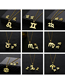 Fashion Scorpio Titanium Steel Zodiac Necklace Stud Earrings Set