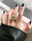 Fashion Silver Metal Glossy Ring