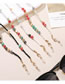 Fashion Beige Crystal Rice Beads Beaded Glasses Chain