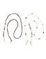 Fashion Beige Crystal Rice Beads Beaded Glasses Chain