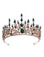 Fashion 1# Alloy Diamond Geometric Crown