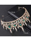 Fashion 6# Titanium Diamond Geometric Crown