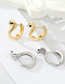 Fashion Silver Color Alloy Snake Geometric Earrings