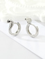 Fashion Silver Color Alloy Snake Geometric Earrings