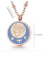 Fashion Pisces Stainless Steel Coin 12 Constellation Necklace