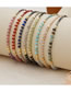 Fashion 6# Agate Beaded Braided Bracelet