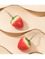 Fashion 2# Acrylic Simulation Buns Pineapple Strawberry Vegetable Geometric Stud Earrings