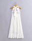 Fashion White Lace Halterneck Maxi Dress