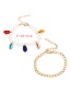 Fashion Color Alloy Pearl Shell Bracelet