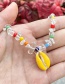 Fashion Color Double Beaded Shell Pearl Necklace