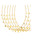 Fashion P538-rose Leaf Necklace-40+5cm Titanium Geometric Fringe Necklace