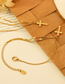 Fashion Gold Color Necklace-40+5cm Titanium Cross Necklace