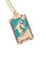 Fashion 8# Copper Drip Oil Tarot Necklace