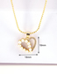 Fashion Style- 3 Bronze Diamond Pearl Round Necklace