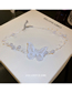 Fashion White - Butterfly Organza Pearl Butterfly Necklace