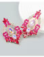 Fashion Color Geometric Diamond Drop Earrings