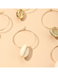Fashion Gold Alloy Starfish Shell Earring Set