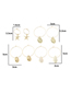 Fashion Gold Alloy Starfish Shell Earring Set