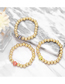 Fashion Yellow Brass Diamond Ball Beaded Bracelet