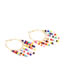 Fashion Mixed Color Rice Bead Tassel Beaded Earrings