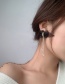 Fashion Black Bow Tassel Long Earrings