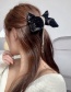 Fashion Velvet Bow Velvet Big Bow Hair Rope With Diamond Tassel