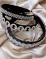 Fashion Wave Rhinestone Alloy Broadside Chain Headband