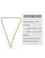 Fashion Silver Cuban Chain Irregular Five-pointed Star Pendant Necklace
