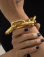 Fashion Golden Hollow Tassel Thick Chain Bracelet