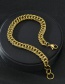Fashion Steel Color Double Woven 8.5mm Thick Stainless Steel Chain Bracelet