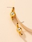 Fashion Gold Color Geometric Round Alloy Earrings