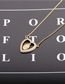 Fashion Box Chain Micro-inlaid Zircon Heart Virgin Mary Necklace