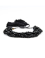 Fashion Tassel Black Rice Beads Hand-woven Palm Diamond Beaded Bracelet