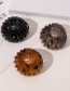 Fashion Black Flower Bud Ball Head Birds Nest Tray Hair Device