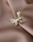 Fashion Gold Color Micro-inlaid Zircon Butterfly Ear Clip