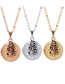 Fashion Silver Color Lovers Round Photo Box Copper Gold Plated Pendant Necklace
