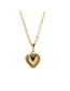Fashion Rose Gold Printed Love Photo Box Pendant Necklace