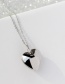 Fashion Silver Color Love Heart Glossy Copper Gold Plated Openable Necklace