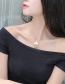 Fashion 18k Gold Thread Folding Multi-layer Photo Photo Box Angel Wings Geometric Necklace