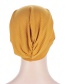 Fashion Dark Gray Toothpick Strip Forehead Cross Headscarf Hat