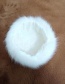 Fashion Light Gray Fur Warm And Cold-proof High Imitation Fox Hair Pot Hat