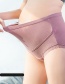 Fashion Blue + Pink + Skin (pure Color) Pure Cotton Breathable High Waist Belly Support Adjustable Non-marking Pits Maternity Underwear