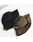 Fashion Polycotton Green Camouflage Double-sided Camouflage Sunscreen Fisherman Hat