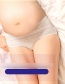 Fashion Pink Green Purple Skin (four Packs) Low-waist Belly Lift Without Trace Large Size U-shaped Maternity Underwear