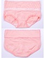 Fashion Pure Color Cotton Combination·4 Packs (four Packs) Low-waist Belly Lift Without Trace Large Size U-shaped Maternity Underwear