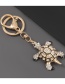 Fashion Color Alloy Diamond Tortoise Keychain Pendant