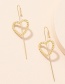 Fashion Gold Color One Word Love Alloy Pierced Ear-hook Earrings